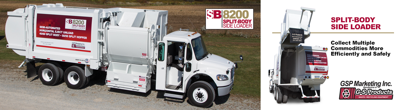 SB8200 Split-Body Side Loader